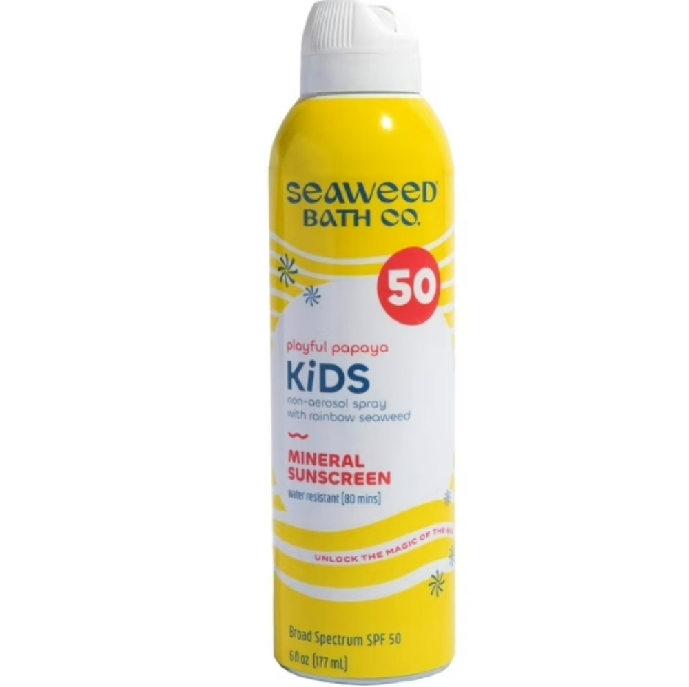 NEW  Seaweed Bath Co. Kids Mineral Spray SPF 50 6 oz